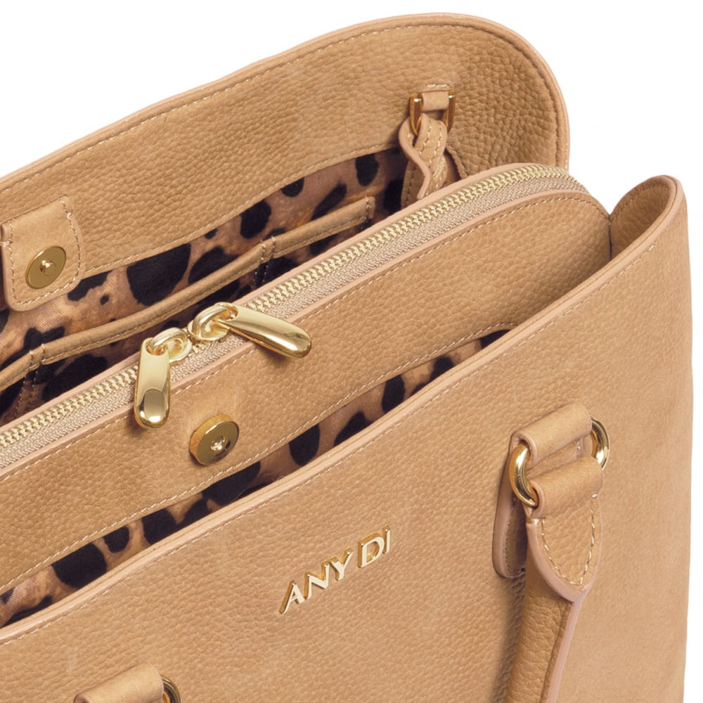 ANY-DI  - BAG M  - Light Brown Leo
